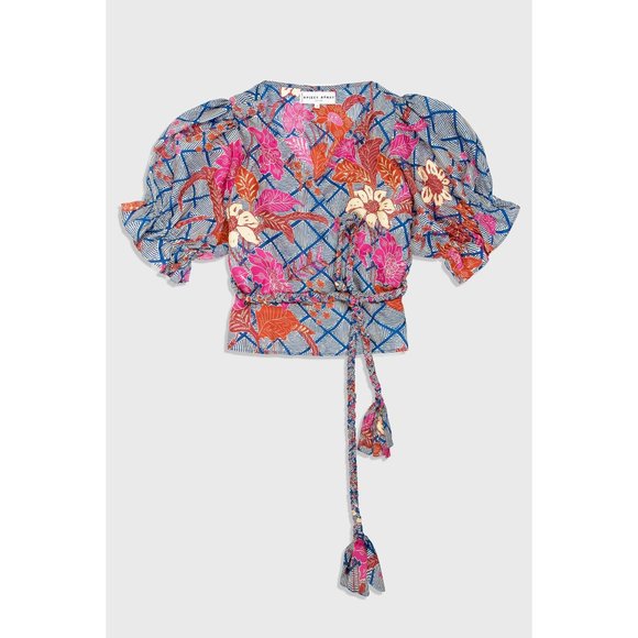 EUC 💗 APIECE APART 100% Silk Chabrol Wrap Top + Feliz Wrap Skirt Set - Picture 9 of 10